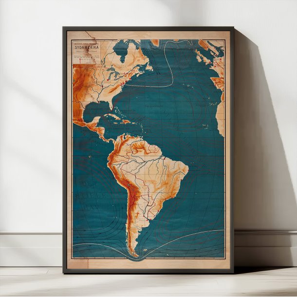 Sydamerika 1905 - Skolekort