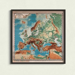 Europa 1905 - Skolekort