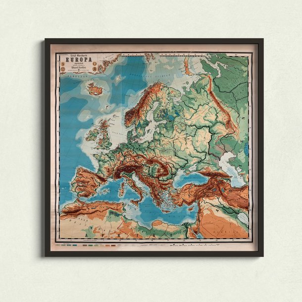 Europa 1905 - Skolekort