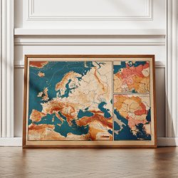 Europa 1903 - Politisk Skolekort