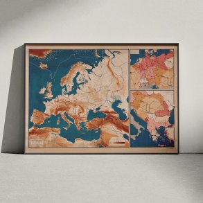 Europa 1903 - Politisk Skolekort