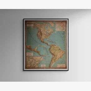 Amerika 1883 - Skolekort - 6170 cm