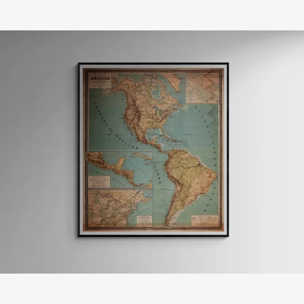 Amerika 1883 - Skolekort - 6170 cm