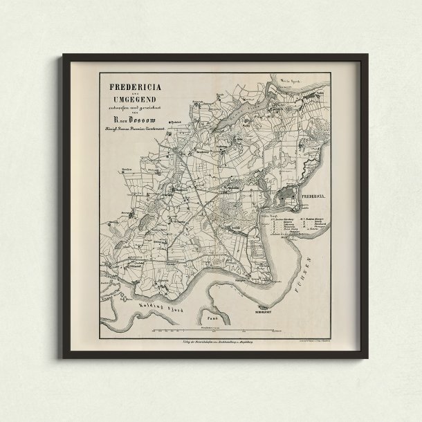 Fredericia og omegn 1865 - R. von Dossow
