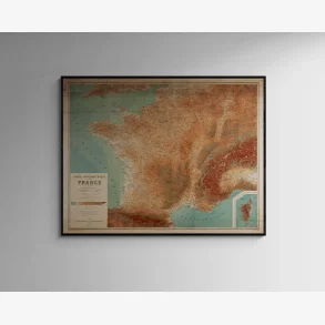 Frankrig 1880 - Hjdekort - 7155 cm