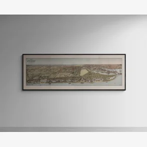 Strandby 1912 - Amagerflakket - 100x34 cm