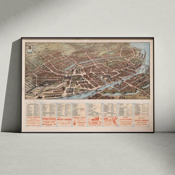 Kbenhavn 1909 - Monumentalplan - Plakat