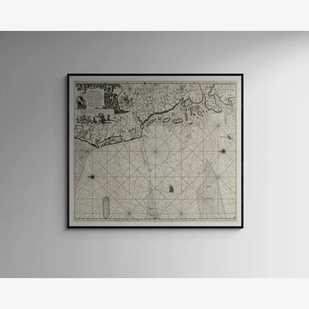 Jylland Vestkyst 1720 - Skort - 70x61 cm