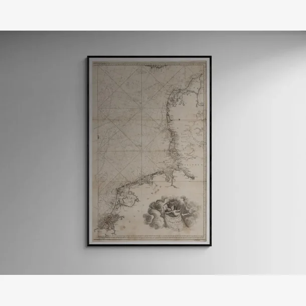 Nordsen 1814 - Dansk Marine - Skort - 50x78 cm