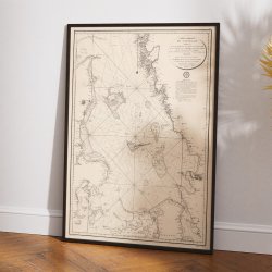 Cattegat 1813 - Fransk Marinekort