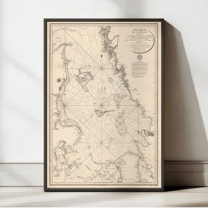 Cattegat 1813 - Fransk Marinekort