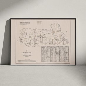 Hje Taastrup Sogn 1850 - Matrikelkort