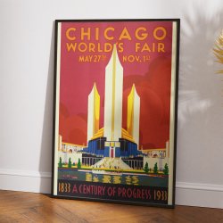 Chicago's World Fair 1933 - Plakat
