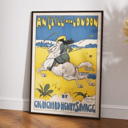 London Exile 1910 -  Teaterplakat