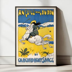 London Exile 1910 -  Teaterplakat