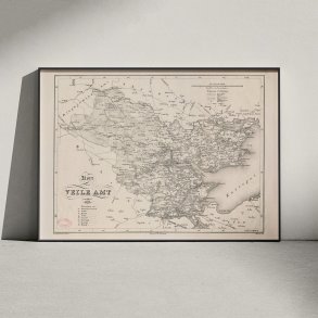 Vejle Amt 1831 - Historisk kort