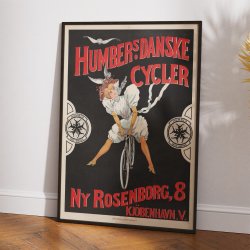 Humber Cykler 1897 - Dansk reklameplakat