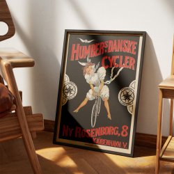 Humber Cykler 1897 - Dansk reklameplakat