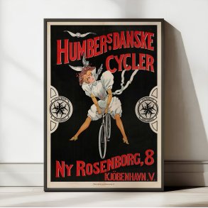 Humber Cykler 1897 - Dansk reklameplakat