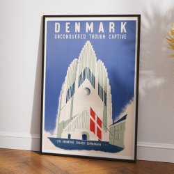 Grundtvigskirken 1940 - Kbenhavn Plakat