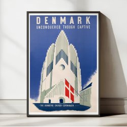 Grundtvigskirken 1940 - Kbenhavn Plakat