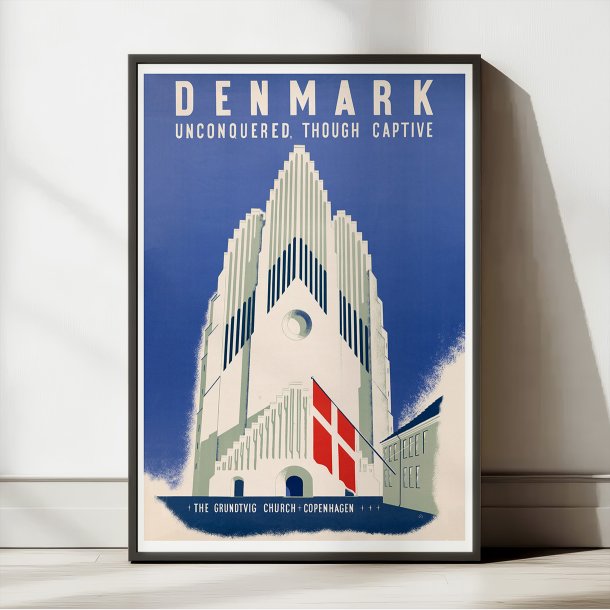 Grundtvigskirken 1940 - Kbenhavn Plakat
