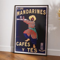 Mandarines 1908 - Kaffereklame - Plakat