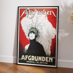 Afgrunden 1922 - Asta Nielsen filmplakat