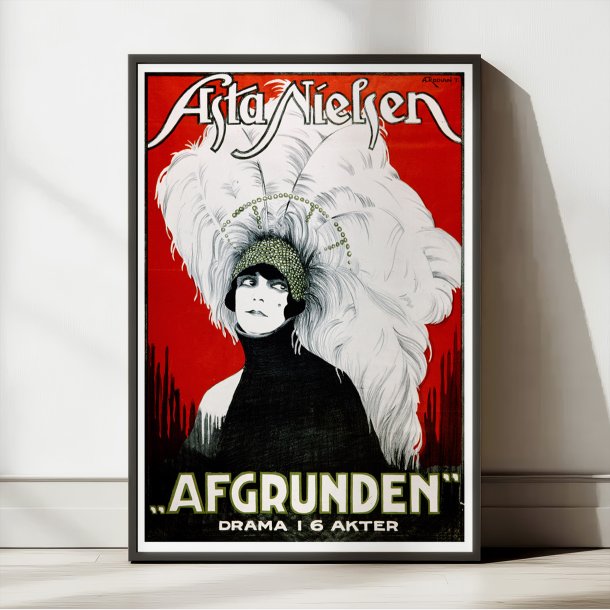 Afgrunden 1922 - Asta Nielsen filmplakat