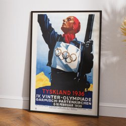 Tyskland 1936 - Olympiade Plakat