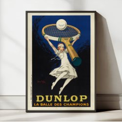 Dunlop 1929 - Tennis Plakat