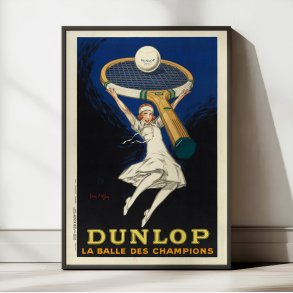 Dunlop 1929 - Tennis Plakat