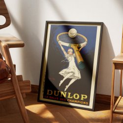 Dunlop 1929 - Tennis Plakat