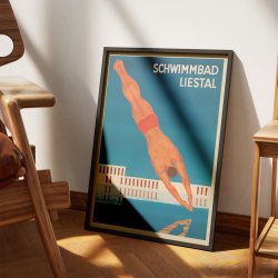 Liestal 1934 - Svmmehal Plakat