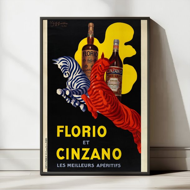 Florio et Cinzano 1930 -  Reklameplakat