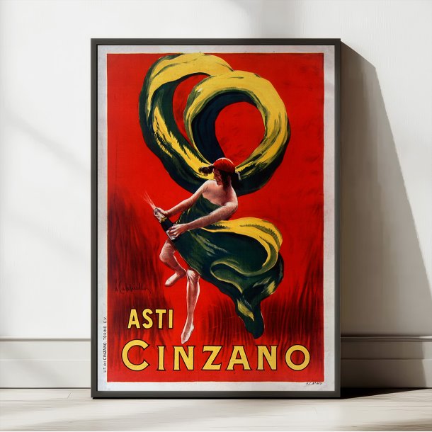 Asti Cinzano II 1916 - Reklameplakat