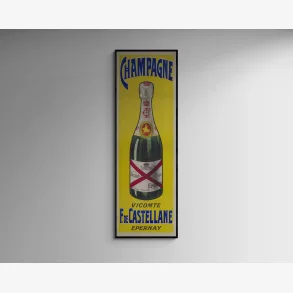 Champagne 1900 - Castellane Plakat - 40125 cm