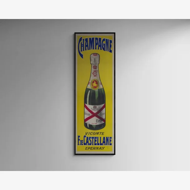 Champagne 1900 - Castellane Plakat - 40125 cm