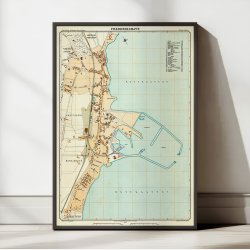 Frederikshavn 1899 - Historisk kort