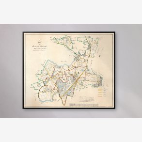 Birkerd Pastorat 1850 - Matrikelkort