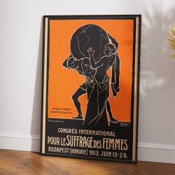 Kvindekonference 1913 - Politisk plakat