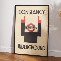 Constancy 1876 - London Underground - Plakat