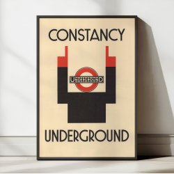 Constancy 1876 - London Underground - Plakat
