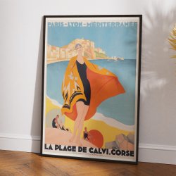Calvi 1920 - Paris-Lyon - Plakat