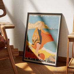 Calvi 1920 - Paris-Lyon - Plakat