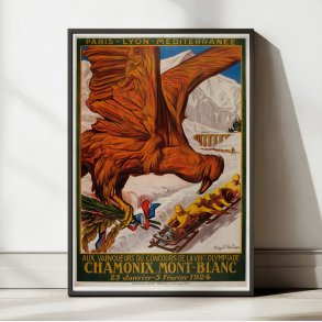 OL 1924 - Chamonix - Plakat