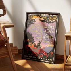 Alperne 1920 - Paris-Lyon - Plakat