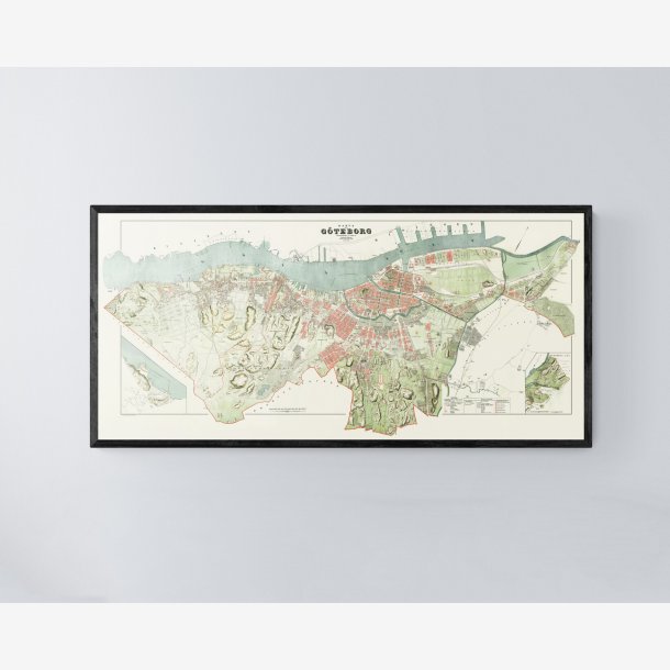 Gteborg 1888 - Bykort - 7535 cm