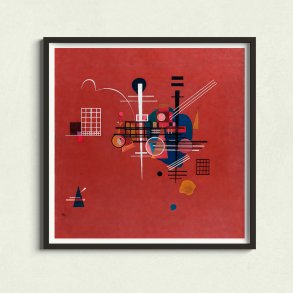 Dumpfes Rot 1927 - Kunstplakat