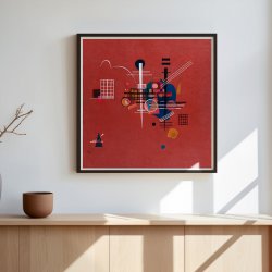 Dumpfes Rot 1927 - Kunstplakat